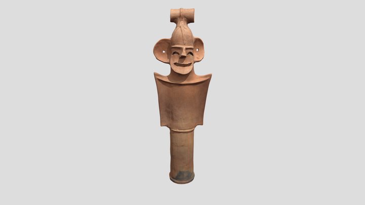 盾持人物埴輪／前の山古墳 3D Model