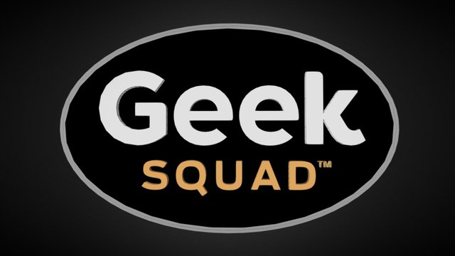 Geek Squad Logo 3D Model