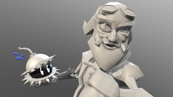 Scientist 3D Model