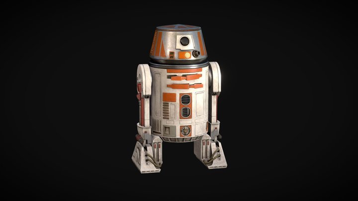 R6 Droid I Star Wars 3D Model
