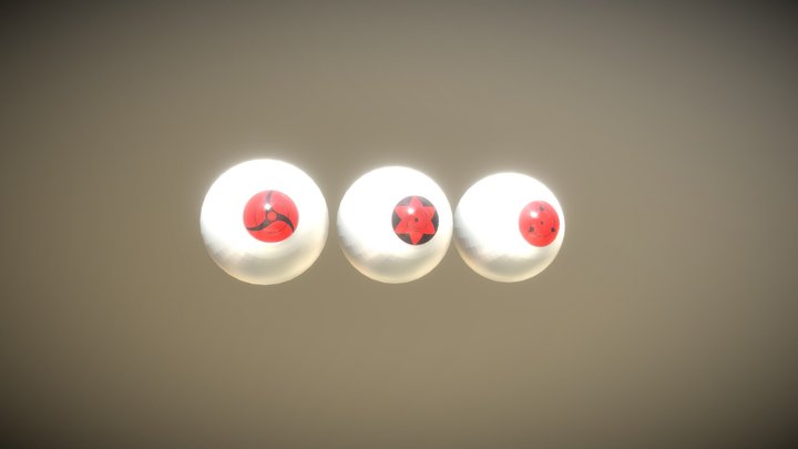 uchiha eyes 3D Model