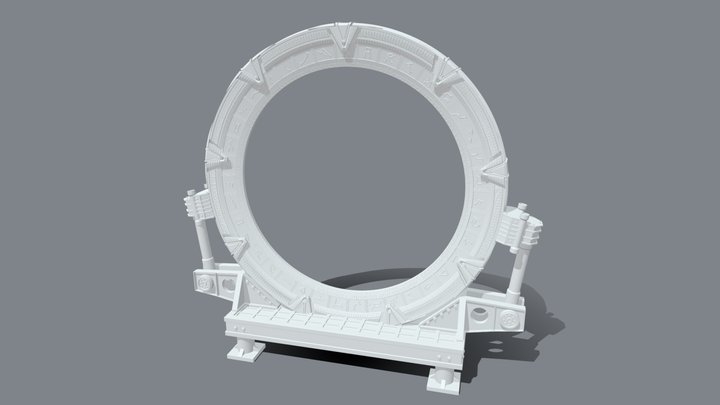 SG-1 Stargate for 3D print 3D Model