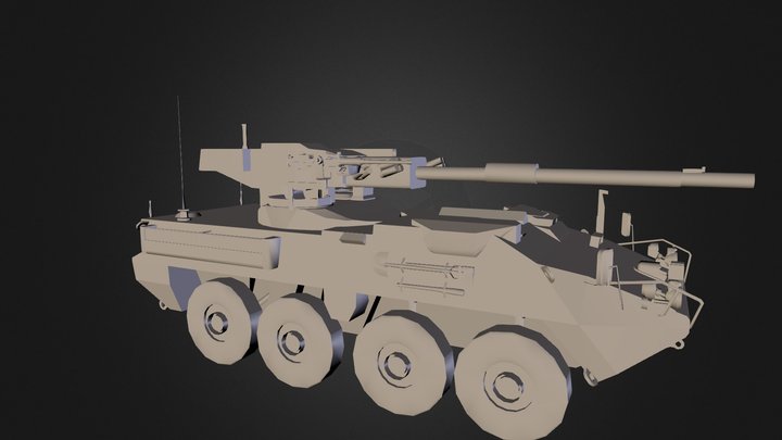 Stryker M G S 3D Model