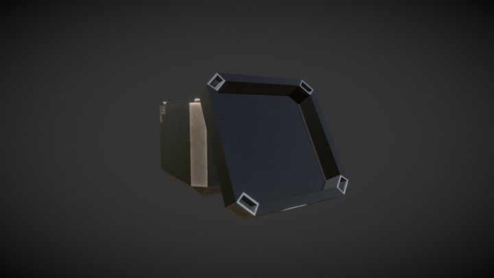 Space Box 3D Model