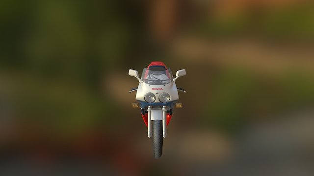 Honda Bike 3D Model