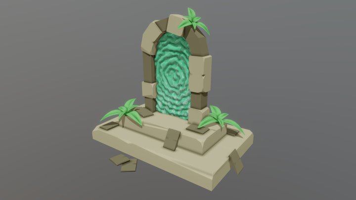 Sand portal 3D Model