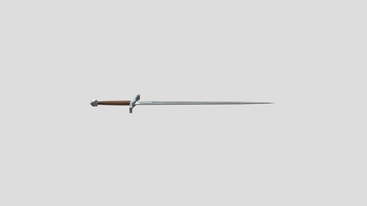 Medieval sword 3D Model