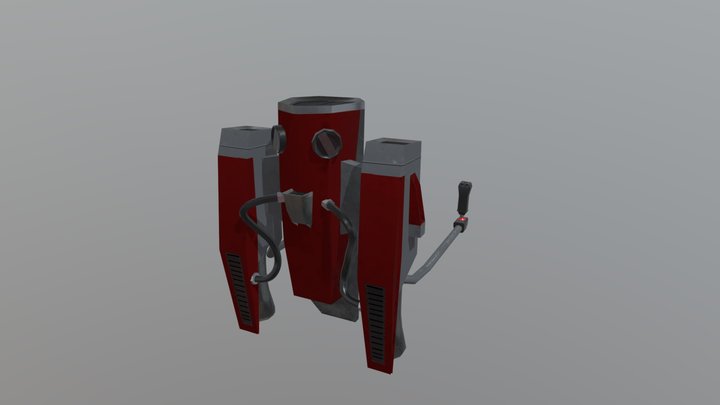 Jetpack Scifi 3D Model