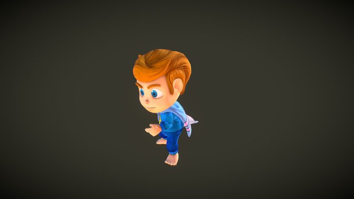 Bedroom Boy 3D Model