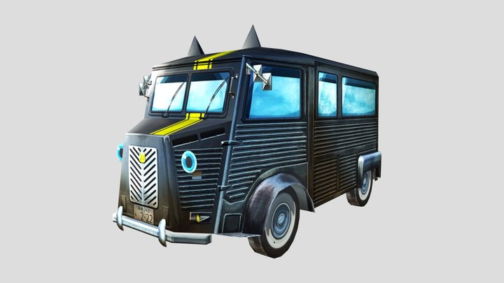 Persona5 Morganacar | Papercraft model 3D Model