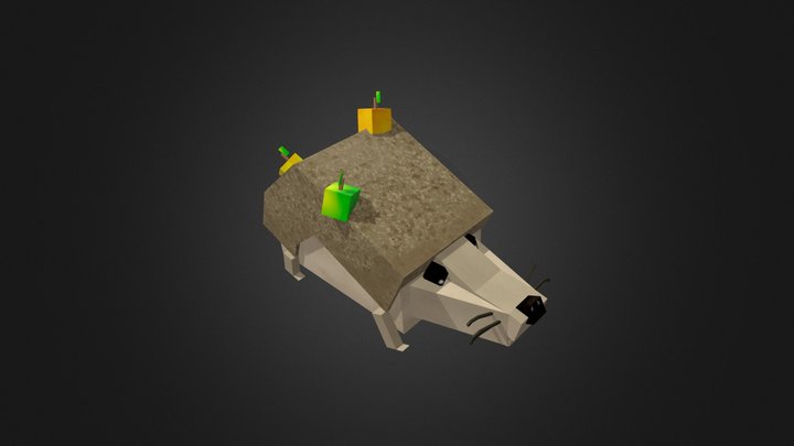 Hedgehog for Minecraft 3D Model