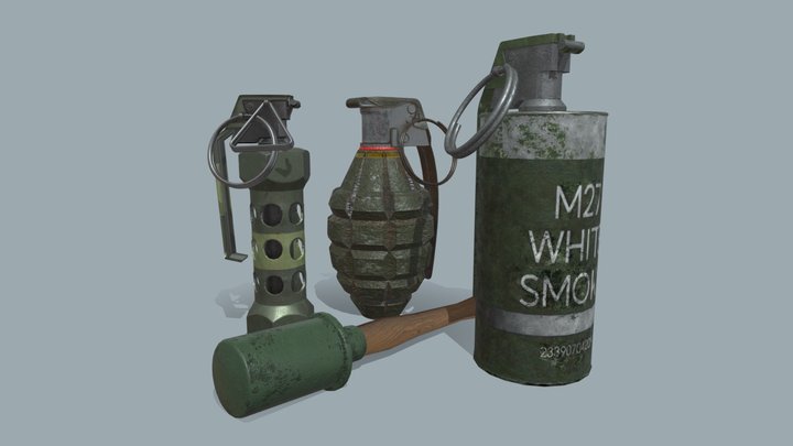 Grenade Combo 3D Model