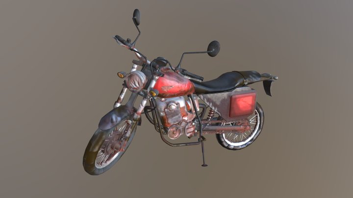 Dirty Moto 3D Model