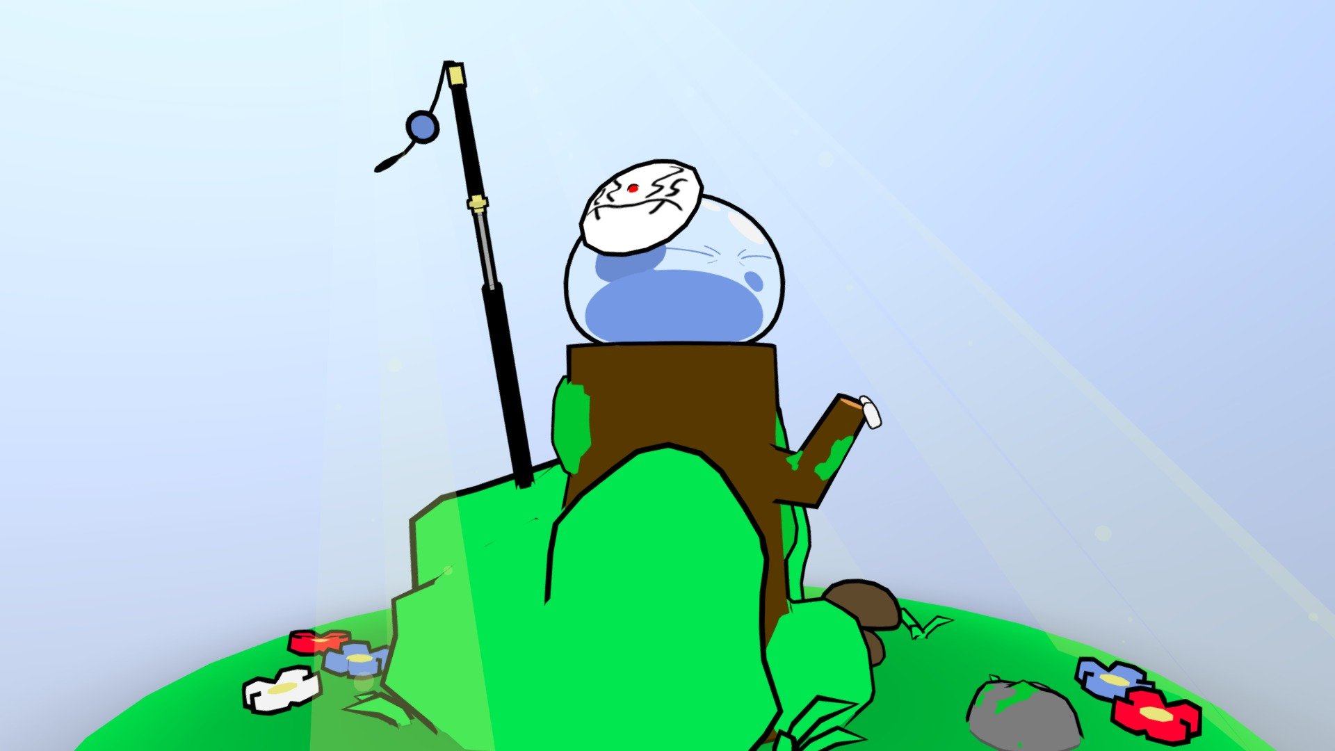 Rimuru Tempest Slime WIP - 3D model by BoomyTrevor101 (@BoomyTrevor101