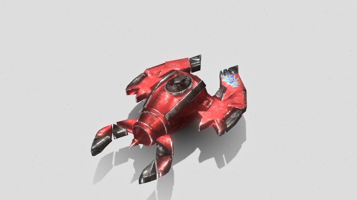Space Ship 3D Model