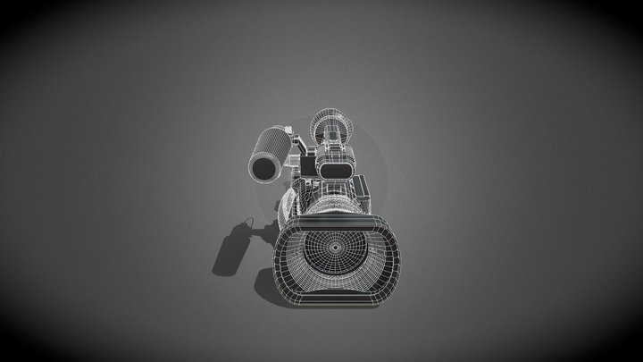 Camera Panasonic AC160 3D Model