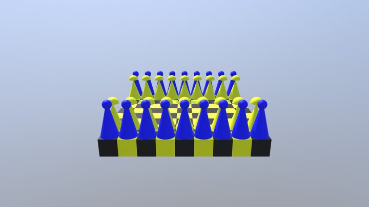 Schachbrettscheiß 3D Model