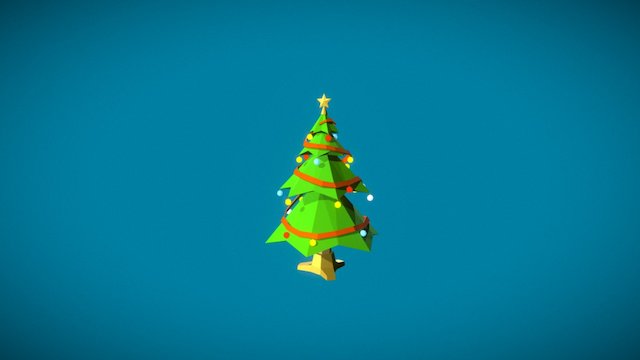 Christmas Tree (Glowing) 3D Model