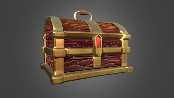 Treasure Chest 3D Model