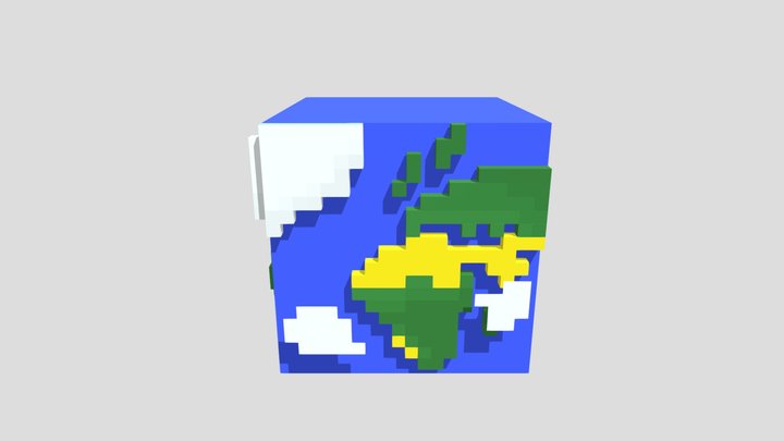 Globe Earth 3D Model