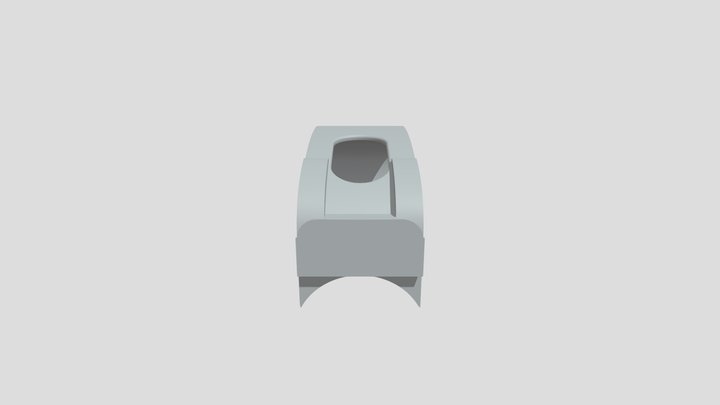 Quest 3 Handle (Top Half) 3D Model
