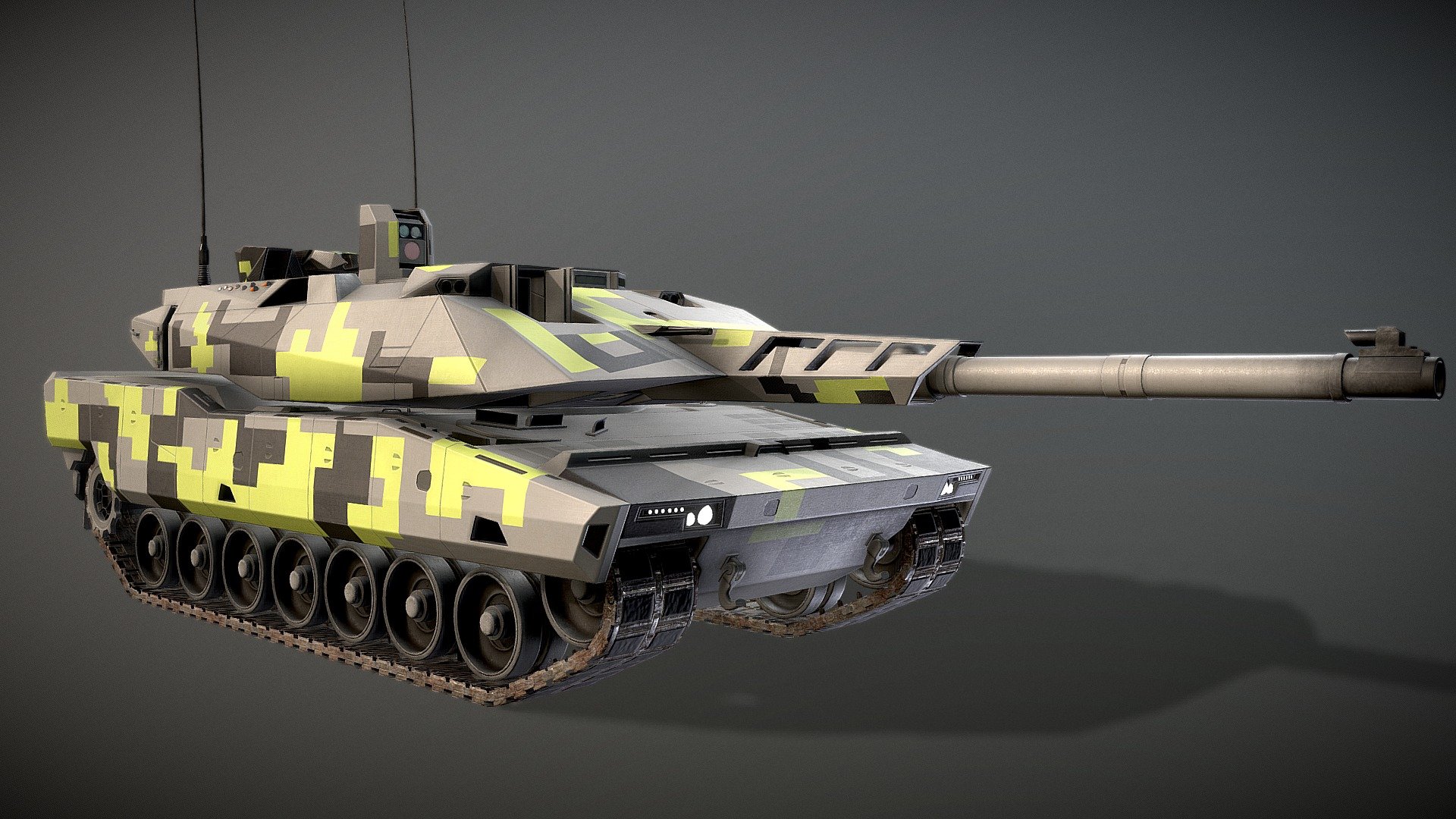 KF51 Panther - Download Free 3D model by GRIP420 [5055559] - Sketchfab