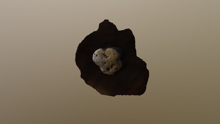 Martinique Rock 3D Model