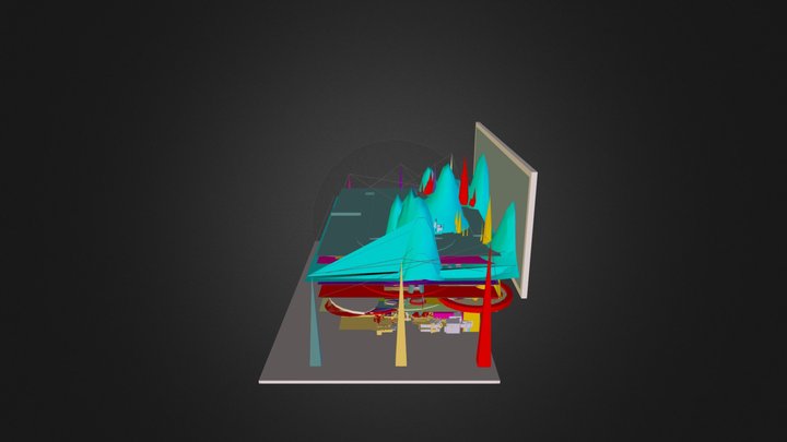 Двор 3D Model
