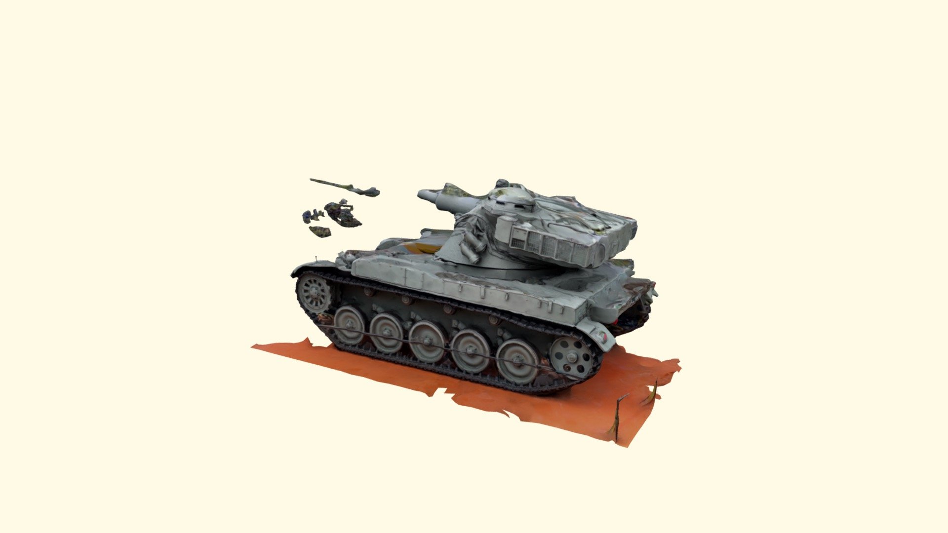 AMX-13 SM1 Tank - National Museum SG Display