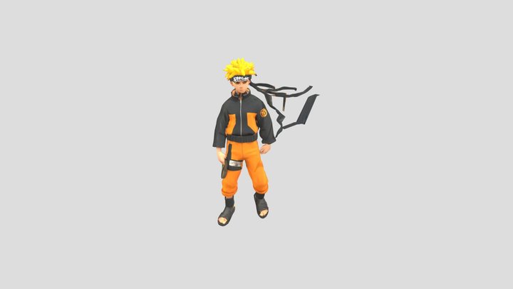 Naruto Walking 3D Animation by SG Studio 3D Model