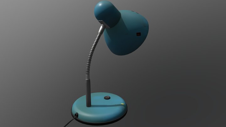My Old Desk Lamp 3D Model