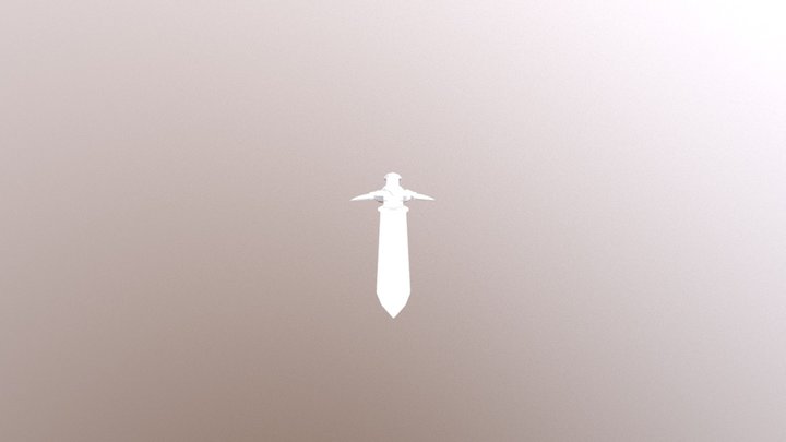 Twilight Princess Master Sword 3D Model