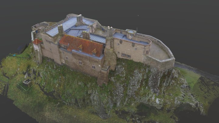 Lindisfarne Castle - Holy Island 3D Model