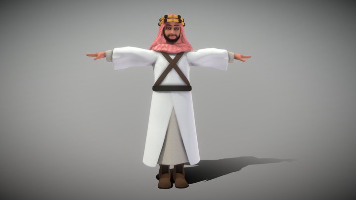 Arab 3D Model