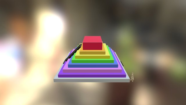 Diverse pyramid 3D Model