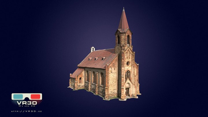 Church of st. Augustin in Luzice 3D scan 3D Model