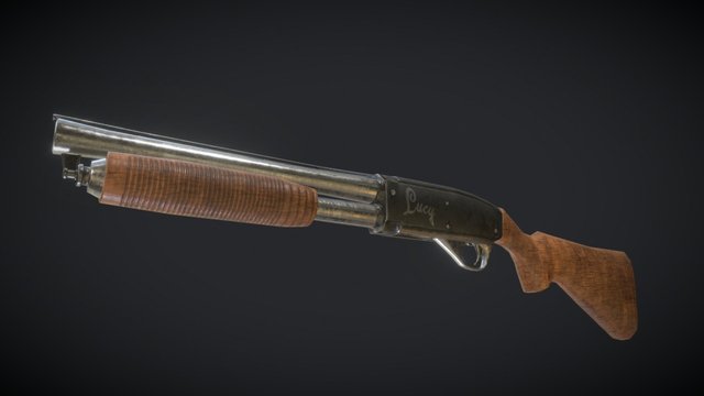 Savage 12G Shotgun 3D Model