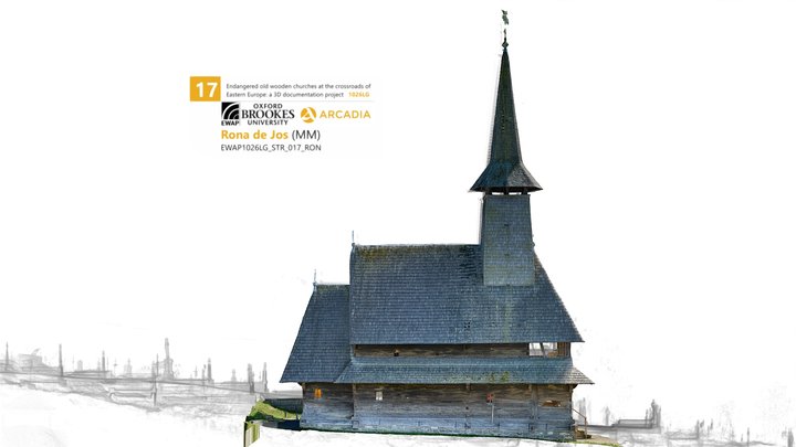 Rona de Jos (MM), Romania 3D Model