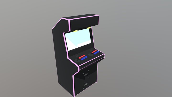 Arcade Machine 3D Model