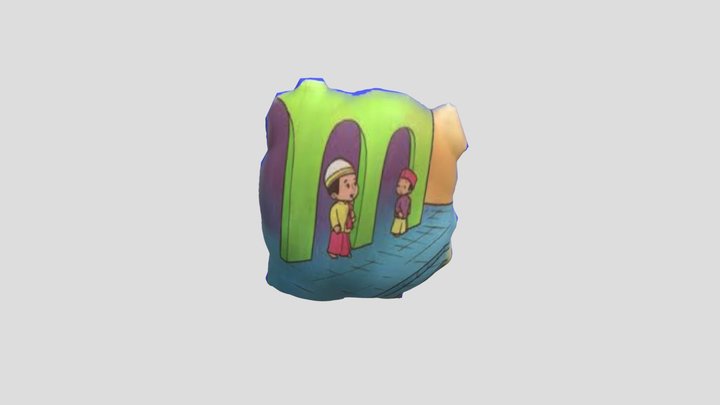 keluar masjid 3D Model