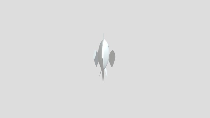 Spooked fish animation 3D Model