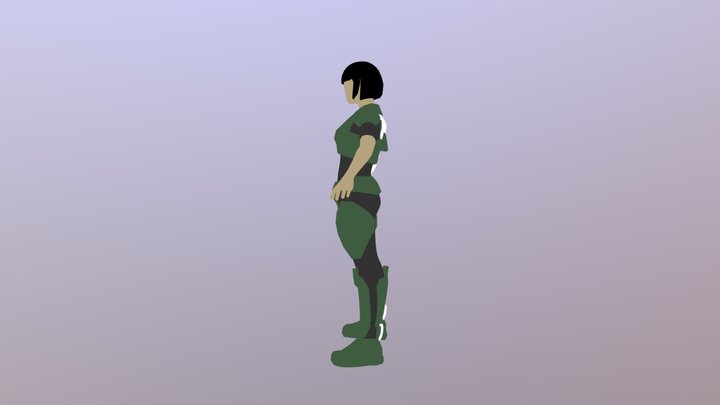 Concept Character (Low Poly) 3D Model