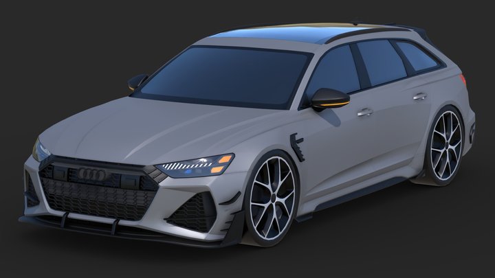 Audi RS6-R ABT 2020 3D Model