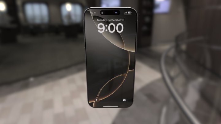 iPhone 16 Pro & Pro Max – Natural Titanium 3D 3D Model