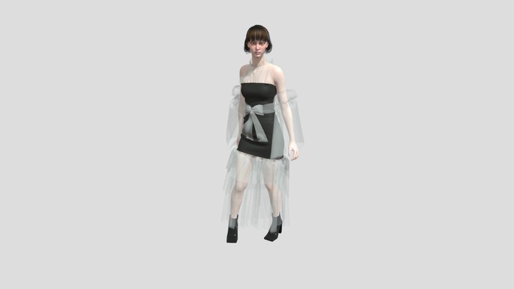Look1 Nayong glb test 3D Model