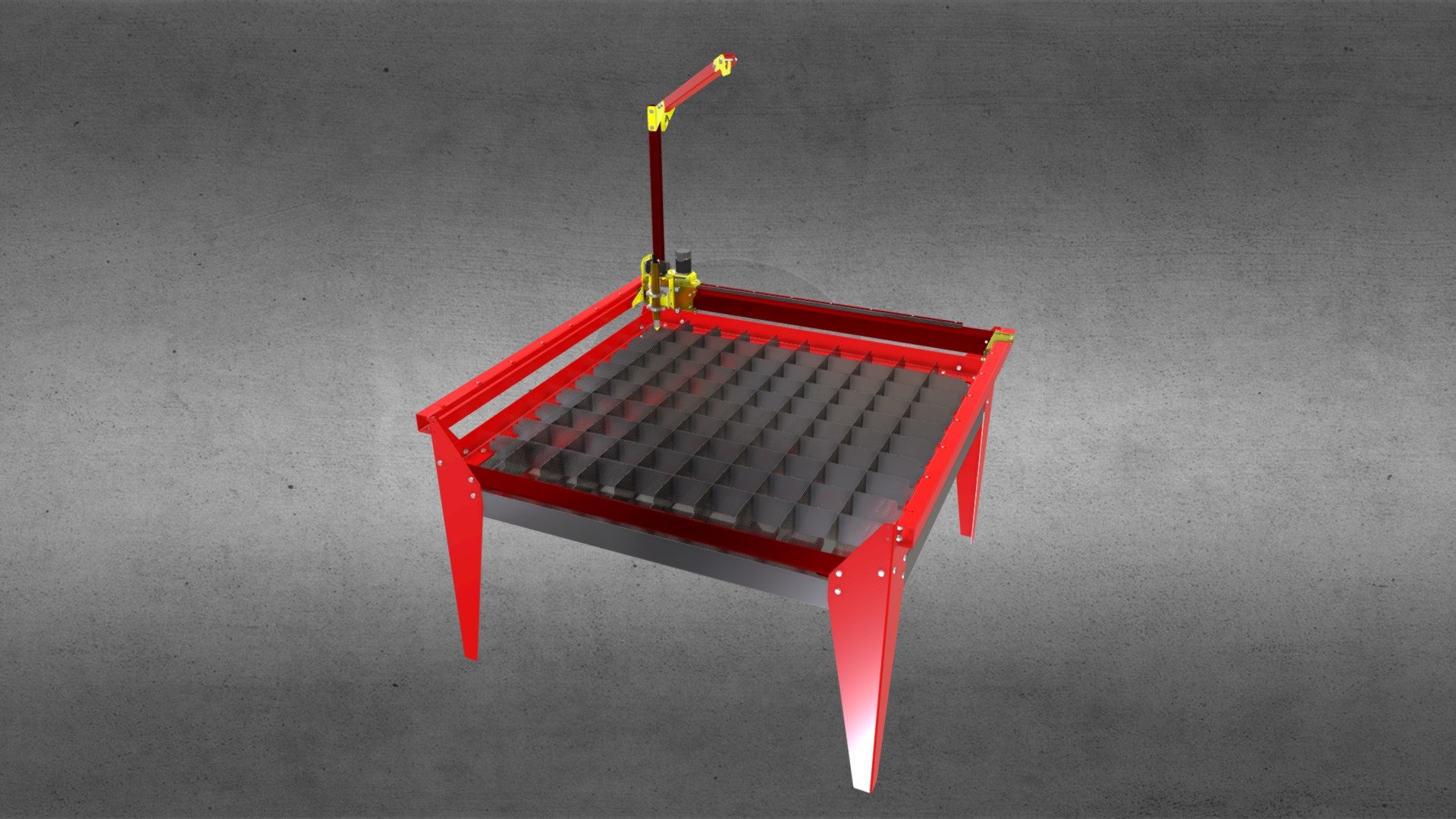 High-Precision CNC Plasma Table Asset - 3D model by Bogdan Rotaru ...