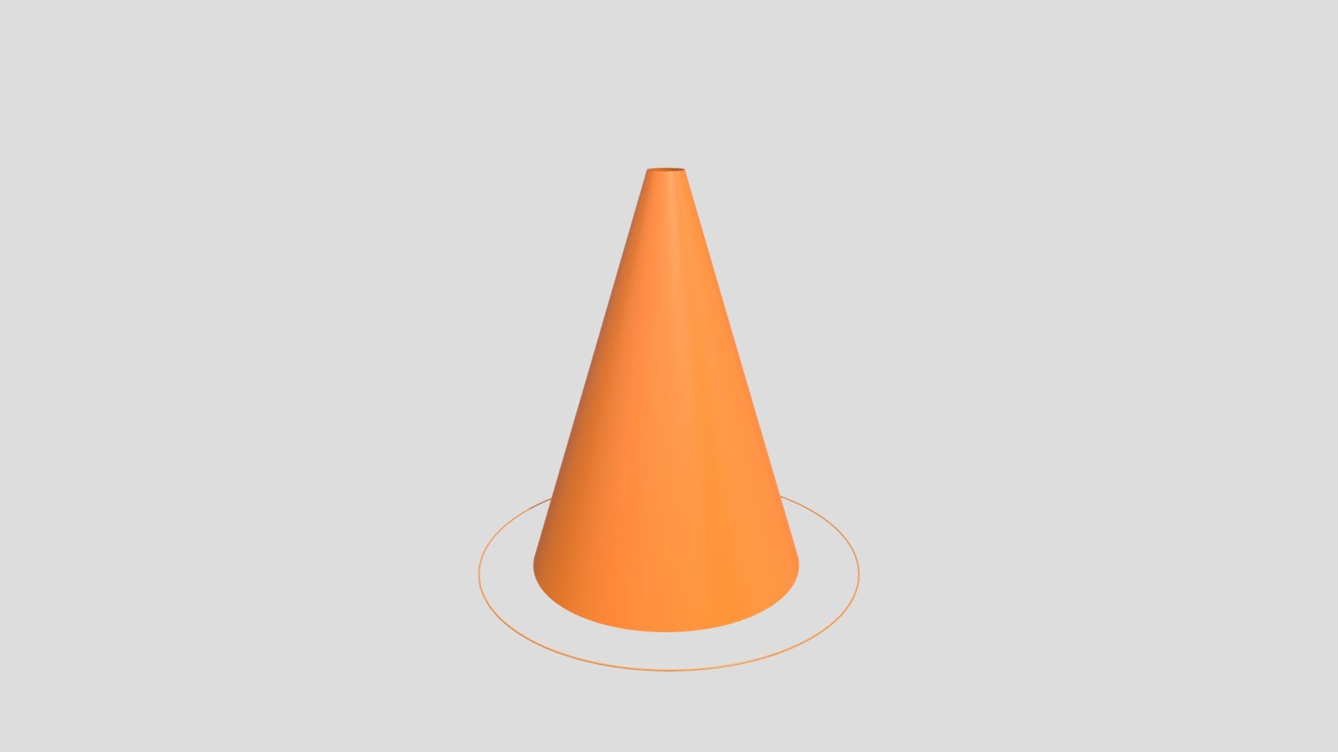 Road Work Cone