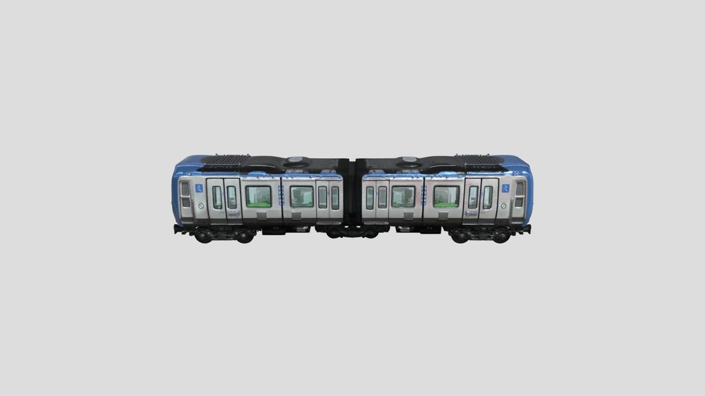 London Underground Train at Platform