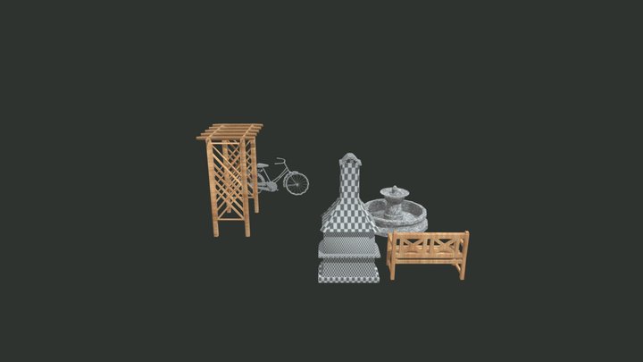 Grandma's House - Unwrap 2 More detailed props 3D Model