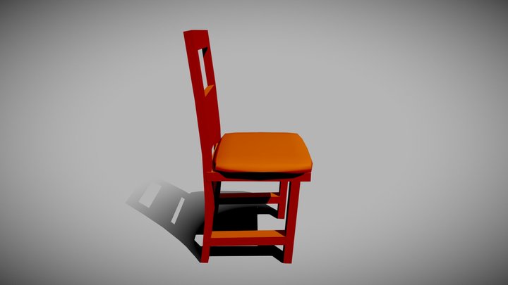 wood Chair 3D Model
